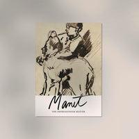 A Boy Holding His Dog – Manet Exhibition Poster | Fine Art Print — Ansicht 2