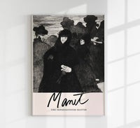 At the Prado II by Manet Exhibition Poster – Kunstdruck Impressionismus — Ansicht 1