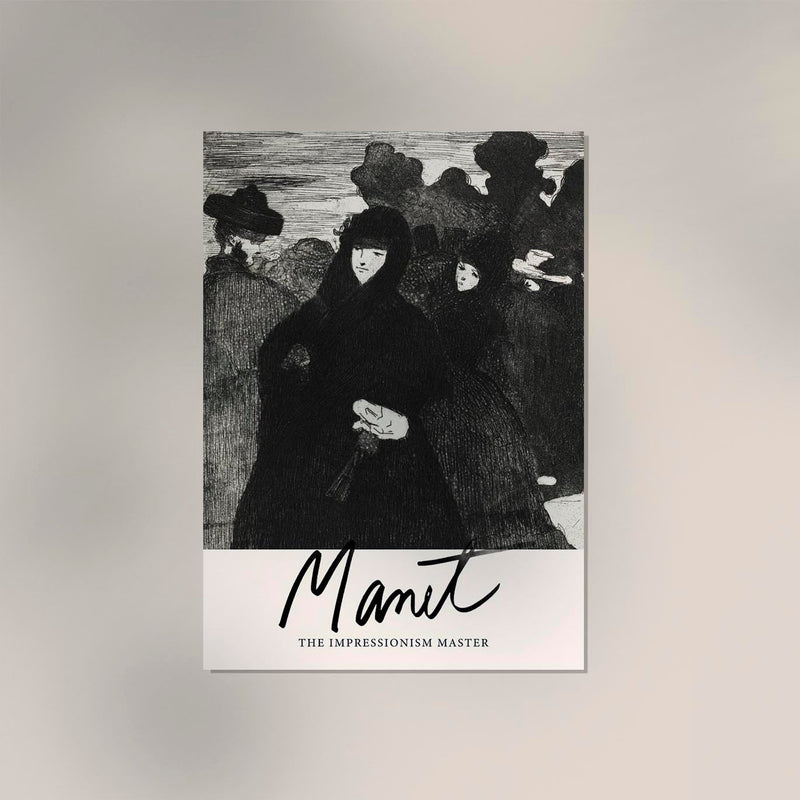 At the Prado II by Manet Exhibition Poster – Kunstdruck Impressionismus — Ansicht 2