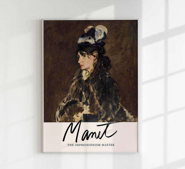 Berthe Morisot No 2 by Manet Exhibition Poster – Art Print Impressionism