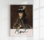Berthe Morisot No 2 by Manet Exhibition Poster – Art Print Impressionism