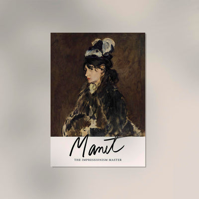 Berthe Morisot No 2 by Manet Exhibition Poster – Art Print Impressionism