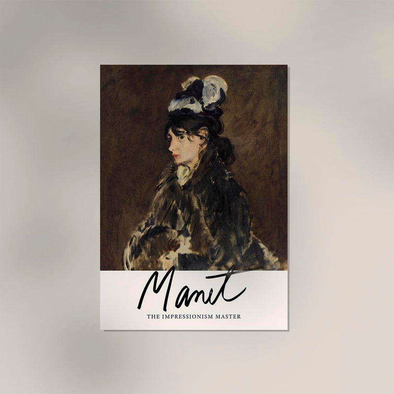 Berthe Morisot No 2 by Manet Exhibition Poster – Art Print Impressionism — Ansicht 2