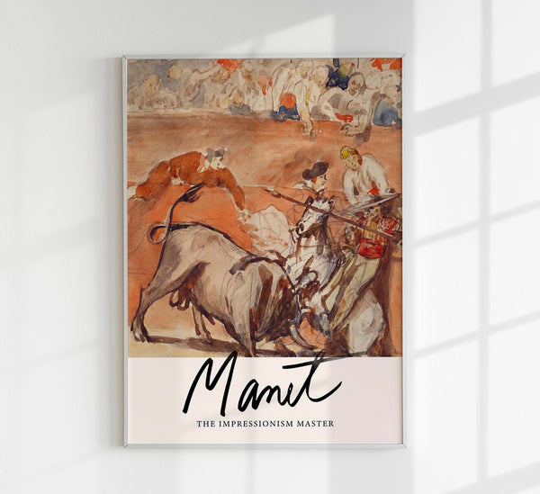 Bullfight No 1 by Manet Exhibition Poster - Art Print