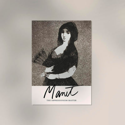 Exotic Flower by Manet Exhibition Poster – Art Print Berlin