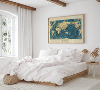 The Floor of the Oceans Poster – Tiefsee-Kartenbild — Ansicht 2