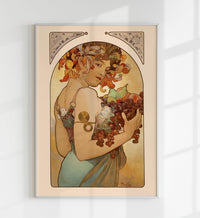 Fruit by Alphonse Mucha – Art Print Poster — Ansicht 1