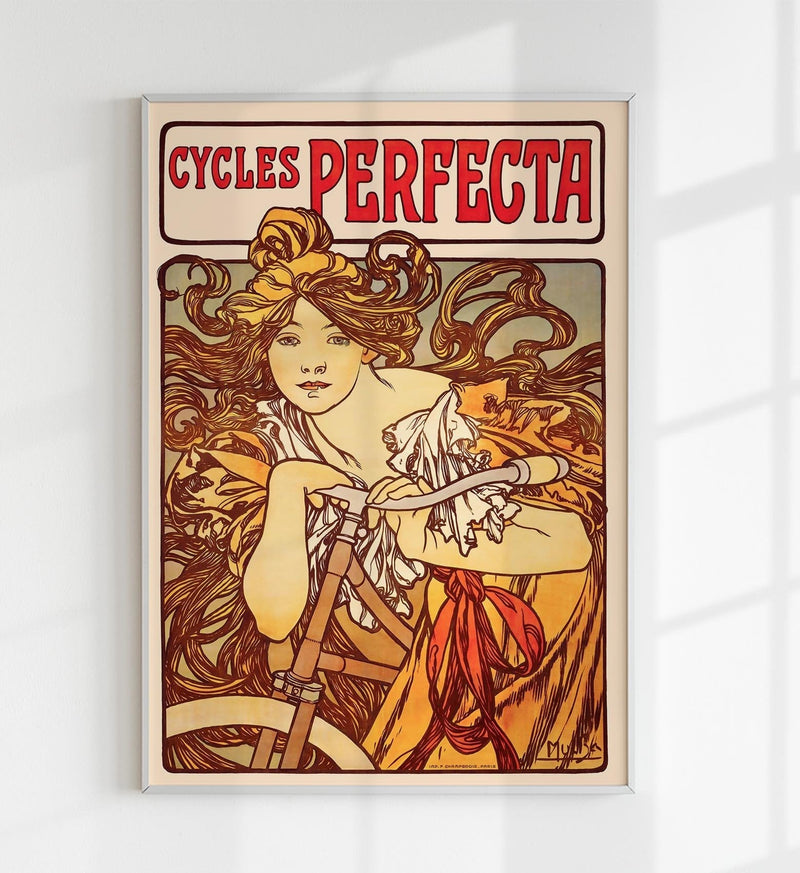 Cycles Perfecta by Alphonse Mucha – Art Nouveau Art Print — Patroa Studio