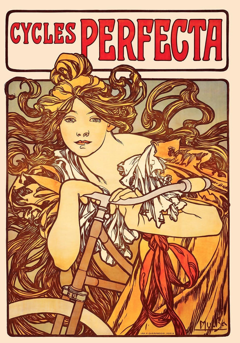 Cycles Perfecta by Alphonse Mucha – Art Nouveau Art Print — Ansicht 2