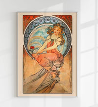 La Peinture by Alphonse Mucha – Kunstdruck Poster — Ansicht 1