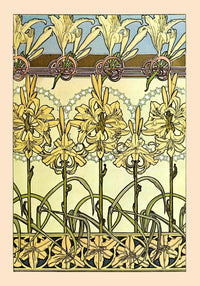 Floral Pattern by Alphonse Mucha – Art Print Poster — Ansicht 2