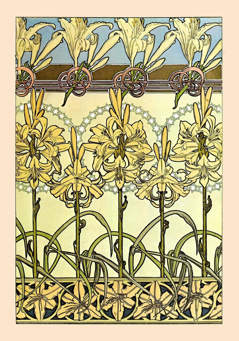 Floral Pattern by Alphonse Mucha – Art Print Poster — Ansicht 2