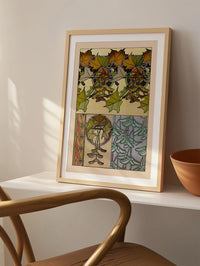 Oak Leaves by Alphonse Mucha – Art Nouveau Wall Mural | Fine Art Paper or Canvas — Ansicht 2