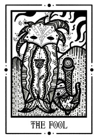 The Fool Mystic Tarot Poster – Tiny Mystic Creatures, Berlin Print — Ansicht 5