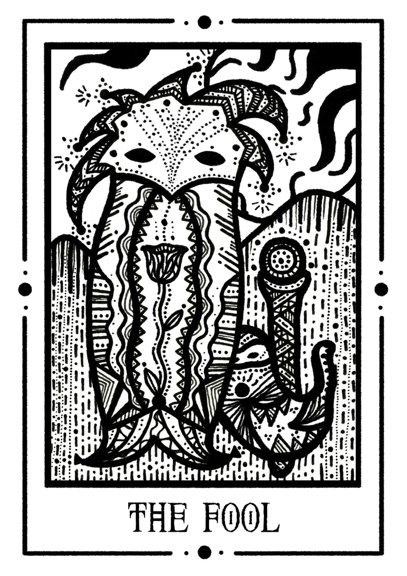 The Fool Mystic Tarot Poster – Tiny Mystic Creatures, Berlin Print — Ansicht 5