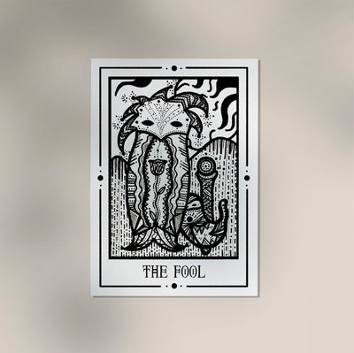 The Fool Mystic Tarot Poster – Tiny Mystic Creatures, Berlin Print