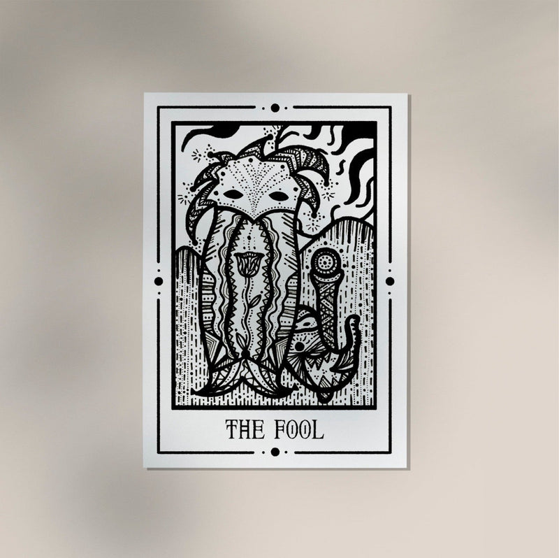 The Fool Mystic Tarot Poster – Tiny Mystic Creatures, Berlin Print — Ansicht 4