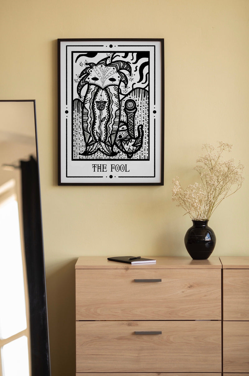 The Fool Mystic Tarot Poster – Tiny Mystic Creatures, Berlin Print — Ansicht 2