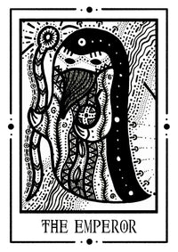 The Emperor Mystic Tarot Poster – Tiny Mystic Creatures Art Print — Ansicht 5
