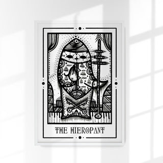 The Hierophant Mystic Tarot Poster – Handgedruckt Berlin