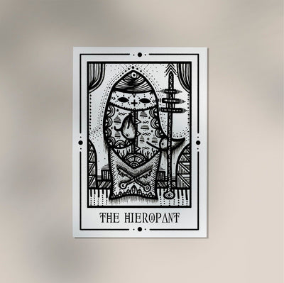 The Hierophant Mystic Tarot Poster – Hand-printed Berlin