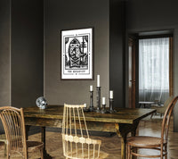 The Hierophant Mystic Tarot Poster – Hand-printed Berlin — Ansicht 2
