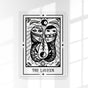 The Lovers Mystic Tarot Poster – Tiny Mystic Creatures Art Print