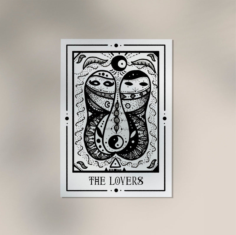 The Lovers Mystic Tarot Poster – Tiny Mystic Creatures Art Print — Ansicht 4
