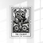 The Chariot Mystic Tarot Poster – Tiny Mystic Creatures, Kunstdruck