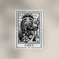 Justice Mystic Tarot Poster by Tiny Mystic Creatures – Art Print — Ansicht 5