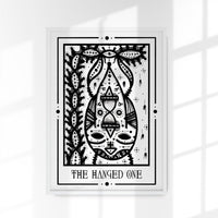 The Hanged One Mystic Tarot Poster – Tiny Mystic Creatures — Ansicht 1