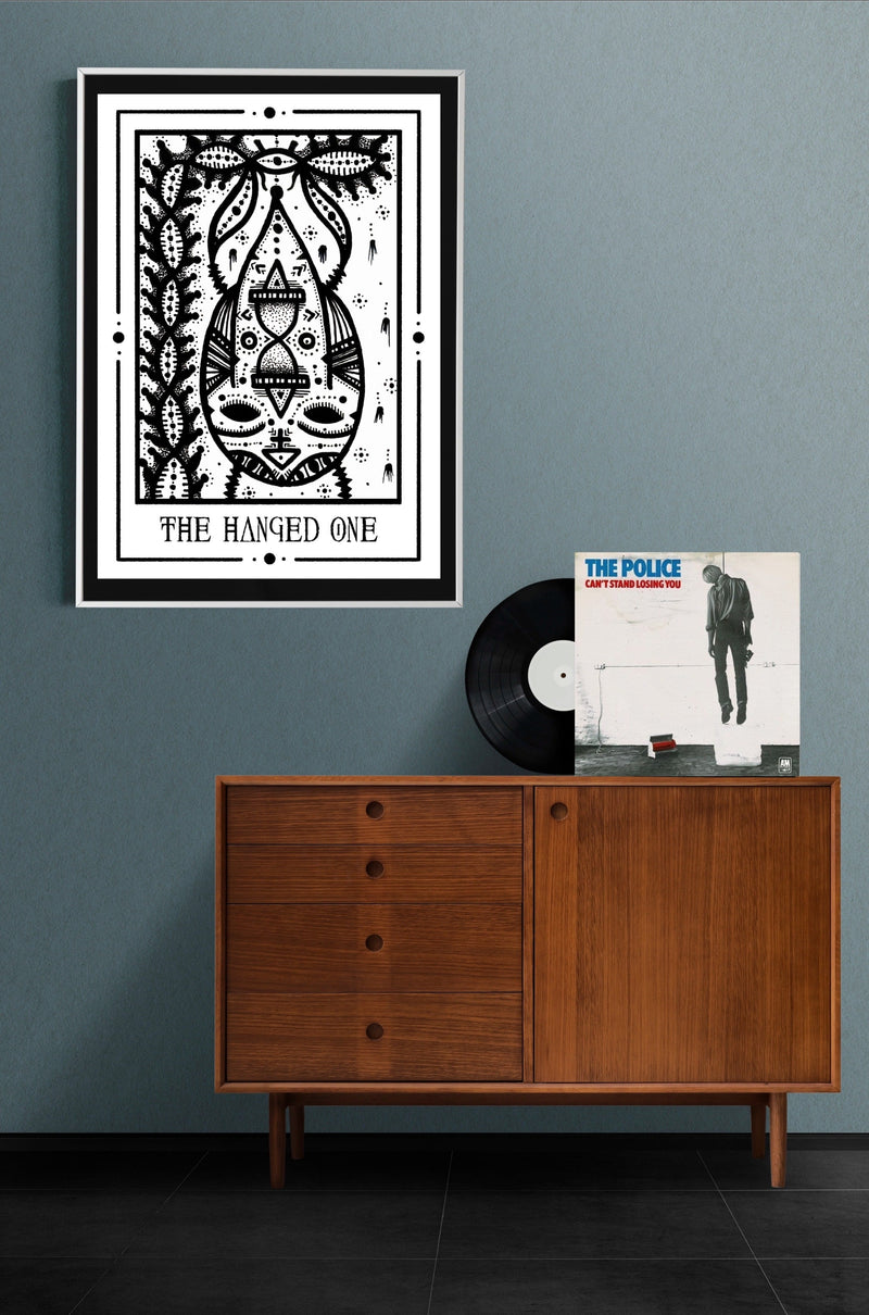 The Hanged One Mystic Tarot Poster – Tiny Mystic Creatures — Ansicht 3