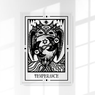 Temperance Mystic Tarot Poster – Tiny Mystic Creatures, Kunstdruck Berlin