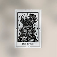 The Tower Mystic Tarot Poster – Handgefertigt Berlin — Ansicht 4