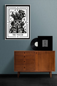 The Tower Mystic Tarot Poster – Handgefertigt Berlin — Ansicht 3