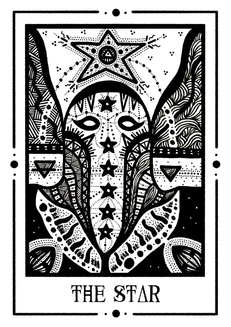 The Star Mystic Tarot Poster – Kunstdruck handgefertigt Berlin — Ansicht 5