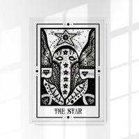 The Star Mystic Tarot Poster – Kunstdruck handgefertigt Berlin — Ansicht 1