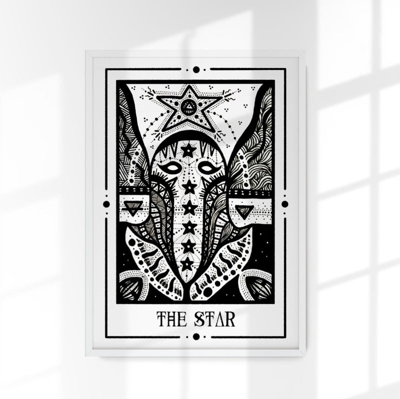 The Star Mystic Tarot Poster – Kunstdruck handgefertigt Berlin — Patroa Studio