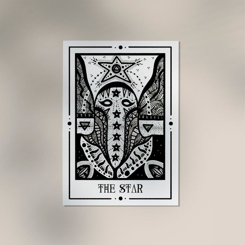 The Star Mystic Tarot Poster – Kunstdruck handgefertigt Berlin — Ansicht 4