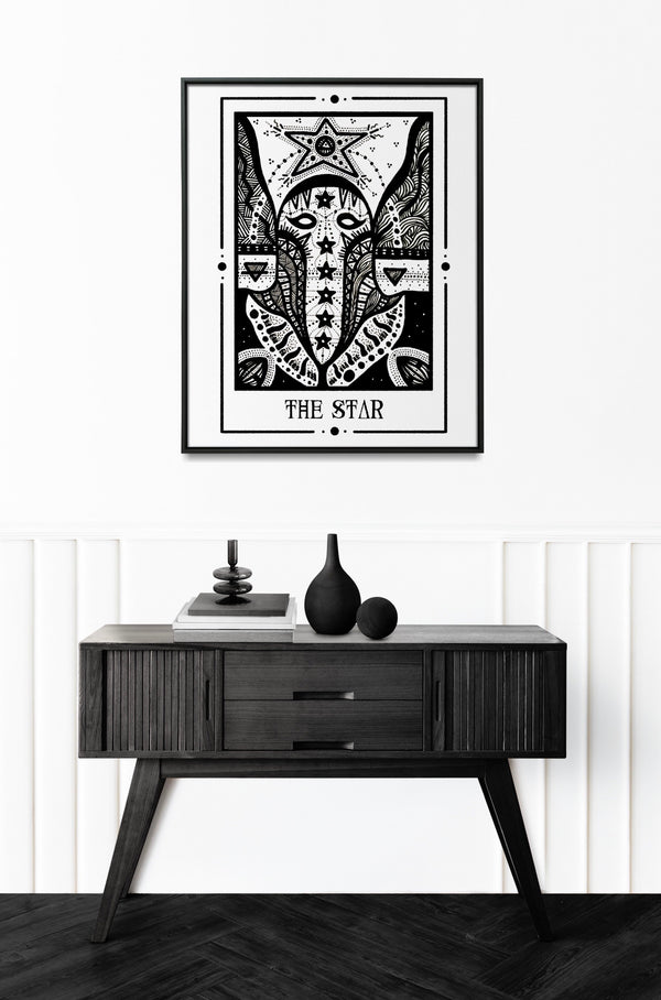 The Star Mystic Tarot Poster – Kunstdruck handgefertigt Berlin