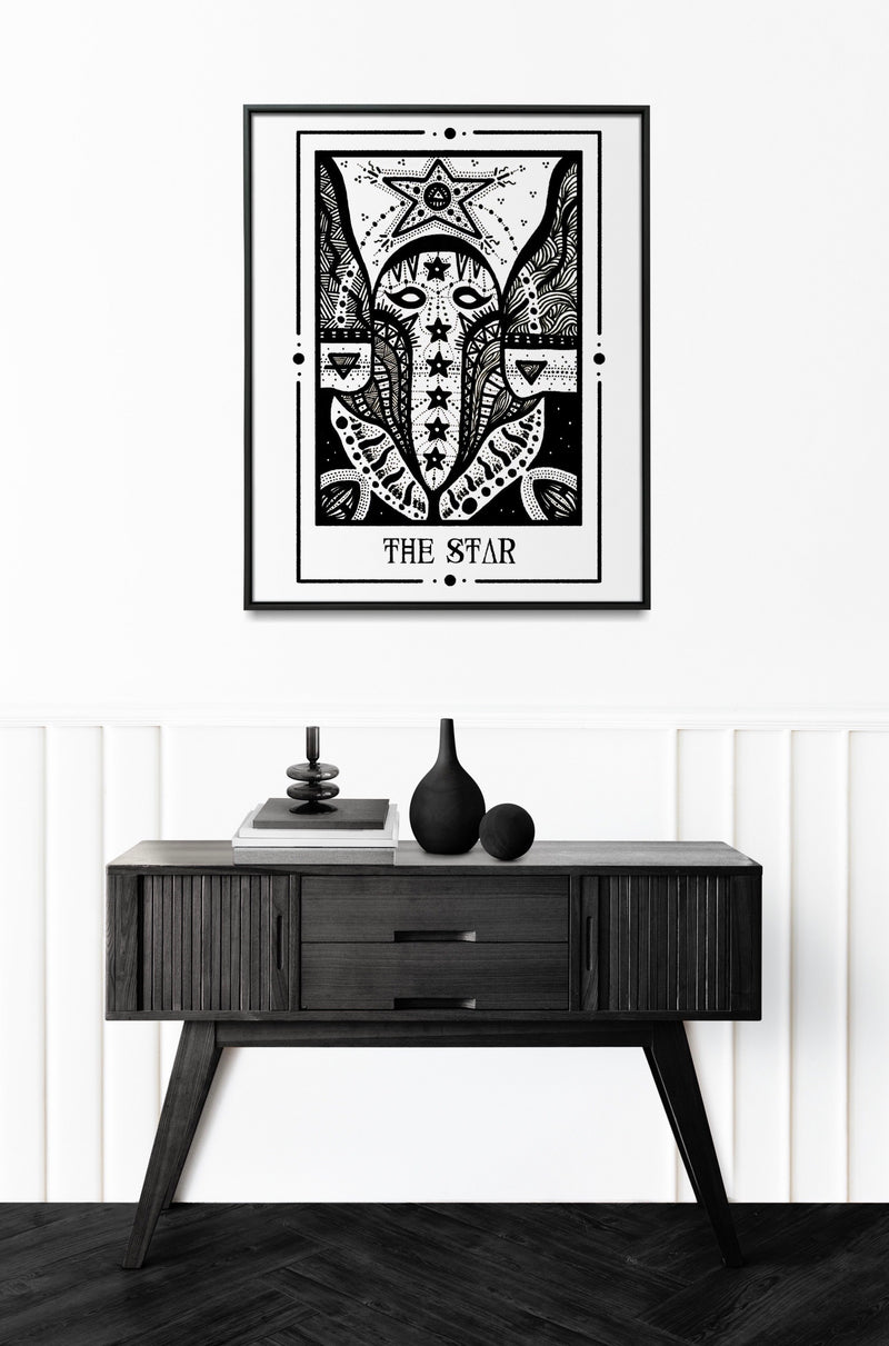 The Star Mystic Tarot Poster – Kunstdruck handgefertigt Berlin — Ansicht 2