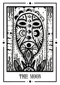 The Moon Mystic Tarot Poster – Hand-printed Berlin — Ansicht 6