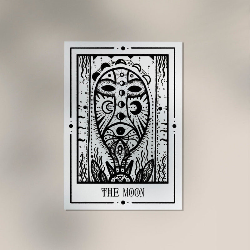The Moon Mystic Tarot Poster – Hand-printed Berlin — Ansicht 5