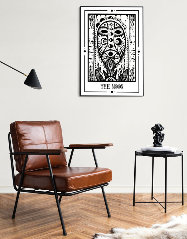 The Moon Mystic Tarot Poster – Hand-printed Berlin