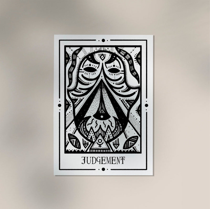 Judgement Mystic Tarot Poster – Tiny Mystic Creatures von Patroa Studio — Ansicht 4