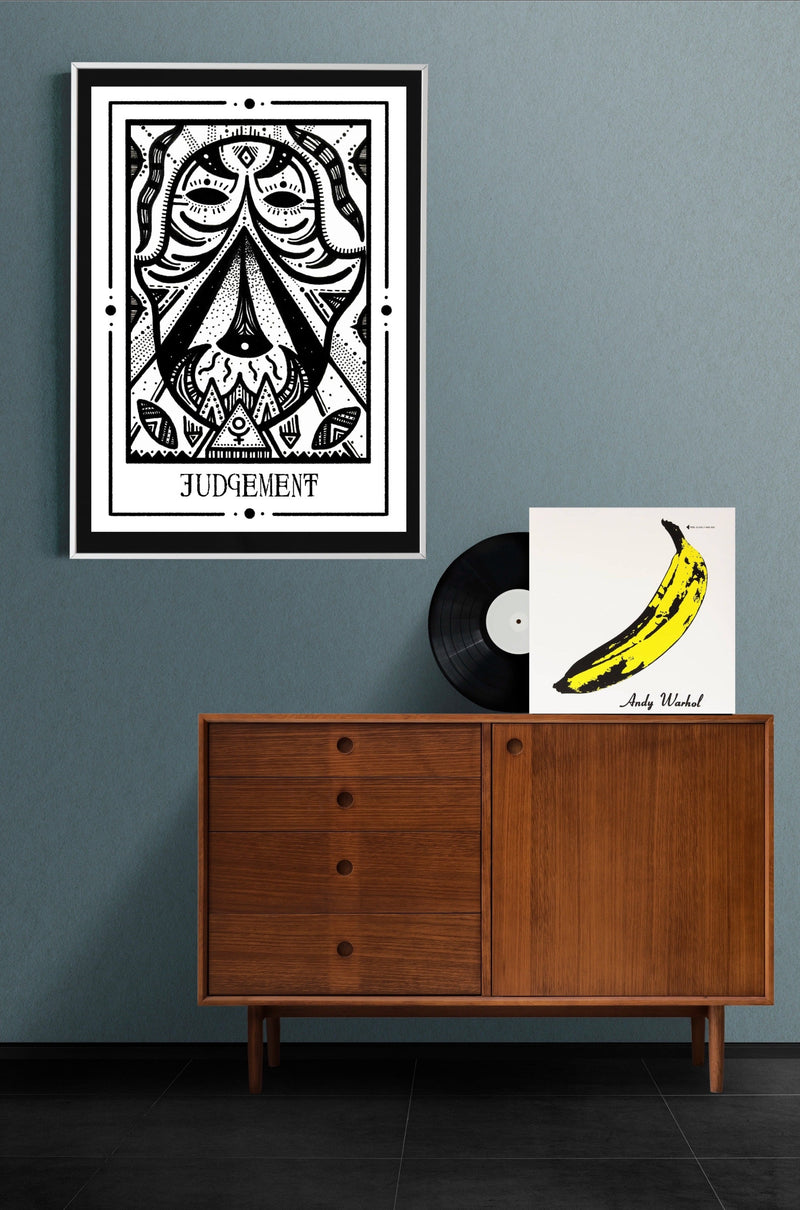 Judgement Mystic Tarot Poster – Tiny Mystic Creatures von Patroa Studio — Ansicht 3