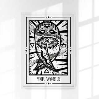 The World Mystic Tarot Poster by Tiny Mystic Creatures – Art Print Berlin