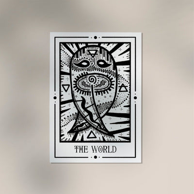 The World Mystic Tarot Poster by Tiny Mystic Creatures – Art Print Berlin