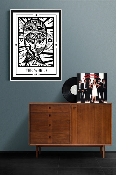 The World Mystic Tarot Poster by Tiny Mystic Creatures – Art Print Berlin
