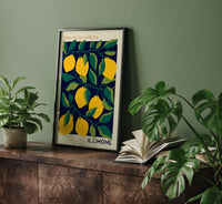 Il Limone Fruit Market Art Poster – Handmade Berlin — Ansicht 2